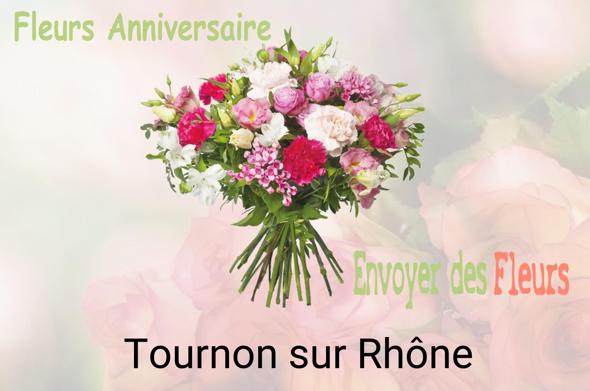 Bouquet de fleurs d’anniversaire livré à Tournon-sur-Rhône